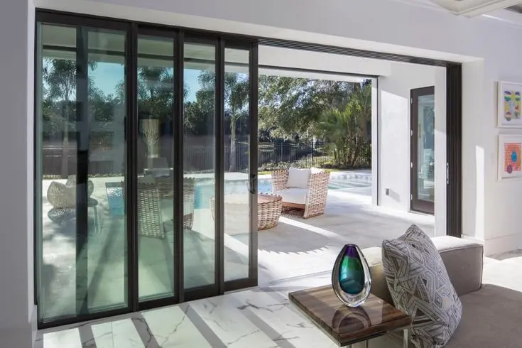 Sliding Glass Door Replacement with smooth-gliding modern design